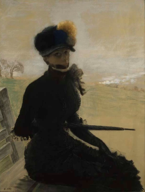 Giuseppe De Nittis - La donna con i pompon, Galleria d'Arte Moderna, Milano